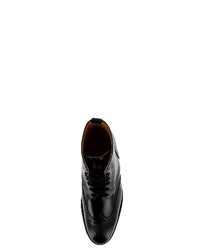schwarze Brogue Stiefel aus Leder von Evita