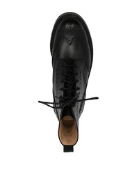 schwarze Brogue Stiefel aus Leder von Church's