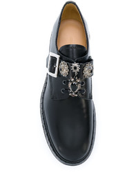 schwarze Brogues von Alexander McQueen