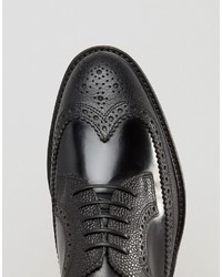 schwarze Brogues von Selected