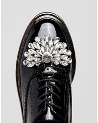 schwarze Brogues von Asos