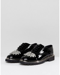 schwarze Brogues von Asos