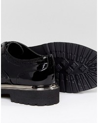 schwarze Brogues von Asos