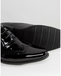 schwarze Brogues von Asos