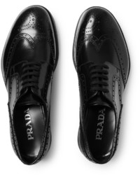 schwarze Brogues von Prada