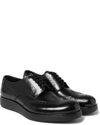 schwarze Brogues von Prada