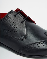 schwarze Brogues von Base London