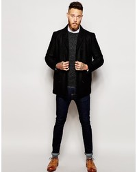 schwarze Cabanjacke von Asos