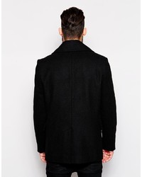 schwarze Cabanjacke von Asos