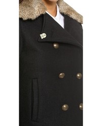 schwarze Cabanjacke