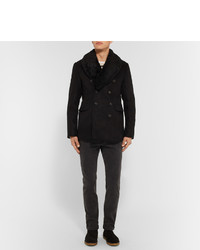 schwarze Cabanjacke von Burberry