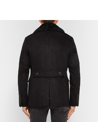 schwarze Cabanjacke von Burberry