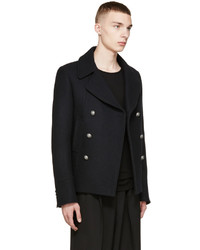 schwarze Cabanjacke von Balmain