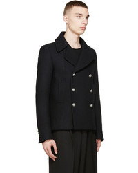 schwarze Cabanjacke von Balmain