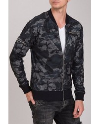 schwarze Camouflage Bomberjacke von Redbridge