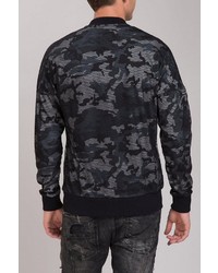 schwarze Camouflage Bomberjacke von Redbridge