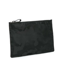 schwarze Camouflage Clutch Handtasche von Valentino