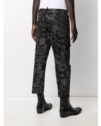 schwarze Camouflage Jeans von DSQUARED2