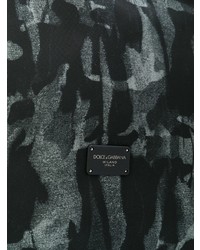 schwarze Camouflage Leder Clutch Handtasche von Dolce & Gabbana