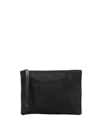 schwarze Camouflage Leder Clutch Handtasche von Valentino