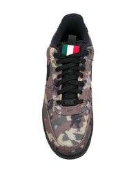 schwarze Camouflage Segeltuch niedrige Sneakers von Nike