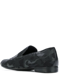 schwarze Camouflage Slipper von Jimmy Choo