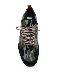 schwarze Camouflage Sportschuhe von Diesel