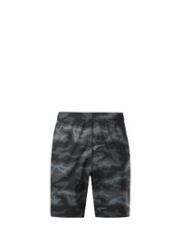 schwarze Camouflage Sportshorts von Reebok