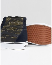 schwarze Camouflage Turnschuhe von Vans