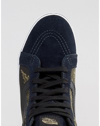 schwarze Camouflage Turnschuhe von Vans