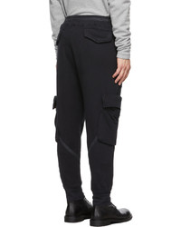 schwarze Cargohose von Greg Lauren