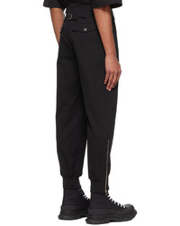 schwarze Cargohose von Alexander McQueen