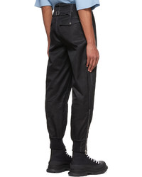 schwarze Cargohose von Alexander McQueen