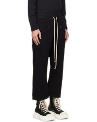 schwarze Cargohose von Rick Owens DRKSHDW