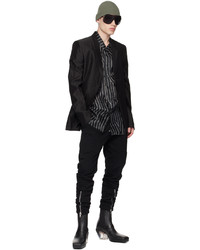 schwarze Cargohose von Rick Owens