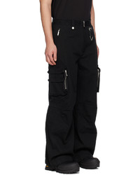 schwarze Cargohose von C2h4