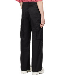 schwarze Cargohose von Alexander McQueen