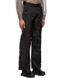 schwarze Cargohose von C2h4