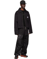 schwarze Cargohose von Spencer Badu