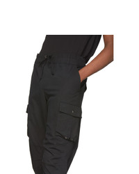 schwarze Cargohose von John Elliott