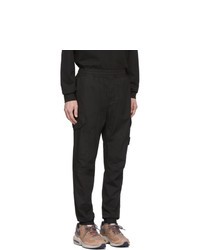 schwarze Cargohose von Stone Island