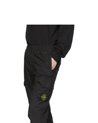 schwarze Cargohose von Stone Island