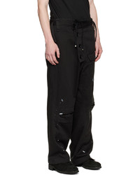 schwarze Cargohose von Miharayasuhiro