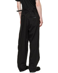 schwarze Cargohose von Miharayasuhiro