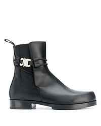 schwarze Chelsea Boots aus Leder von 1017 Alyx 9Sm