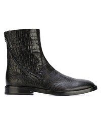 schwarze Chelsea Boots aus Leder von A.F.Vandevorst