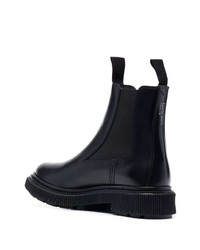 schwarze Chelsea Boots aus Leder von Adieu Paris