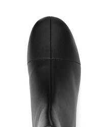 schwarze Chelsea Boots aus Leder von Raf Simons