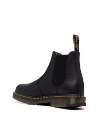 schwarze Chelsea Boots aus Leder von Dr. Martens