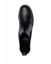 schwarze Chelsea Boots aus Leder von Dr. Martens